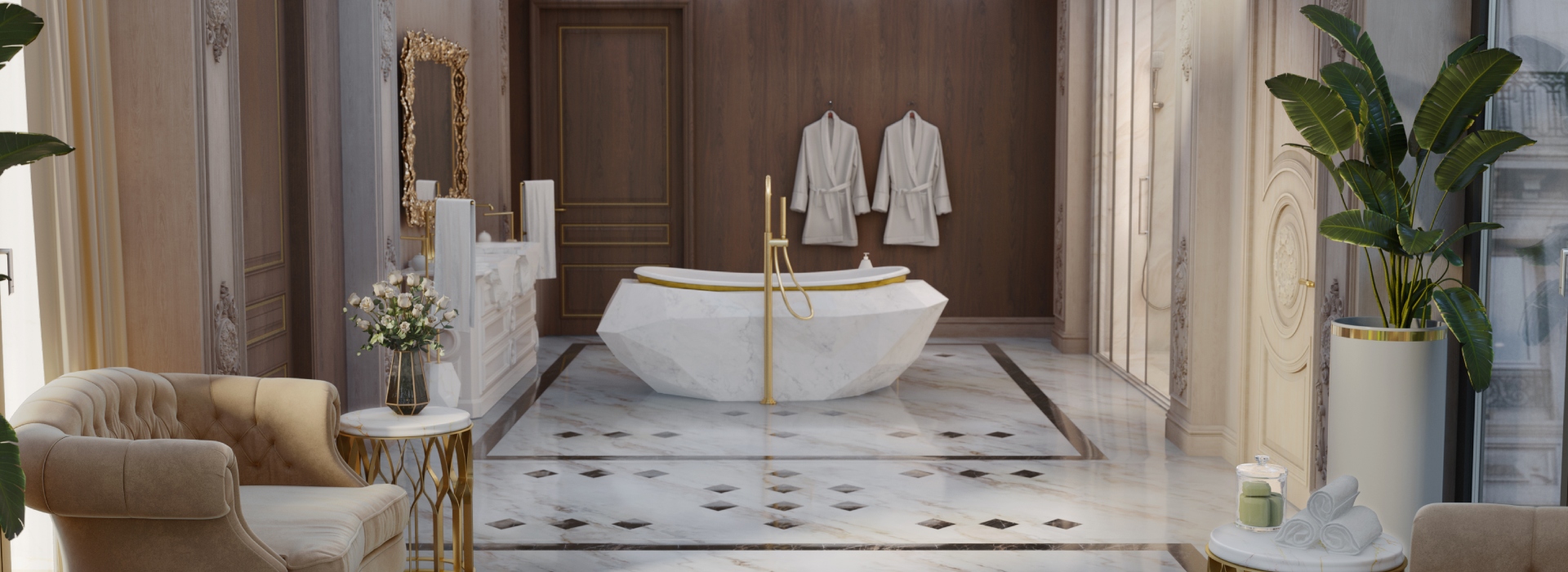 Maison Valentina Presents "The Golden Marble Oasis" – The Perfect Place of Luxury and Elegance