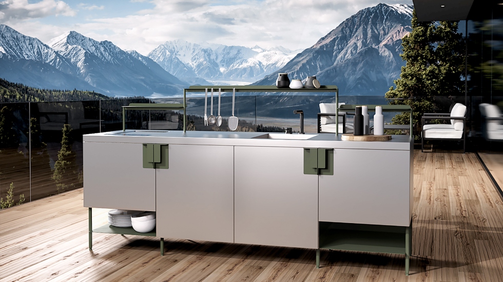 Abimis: Stainless Steel Kitchens for Mountain Homes